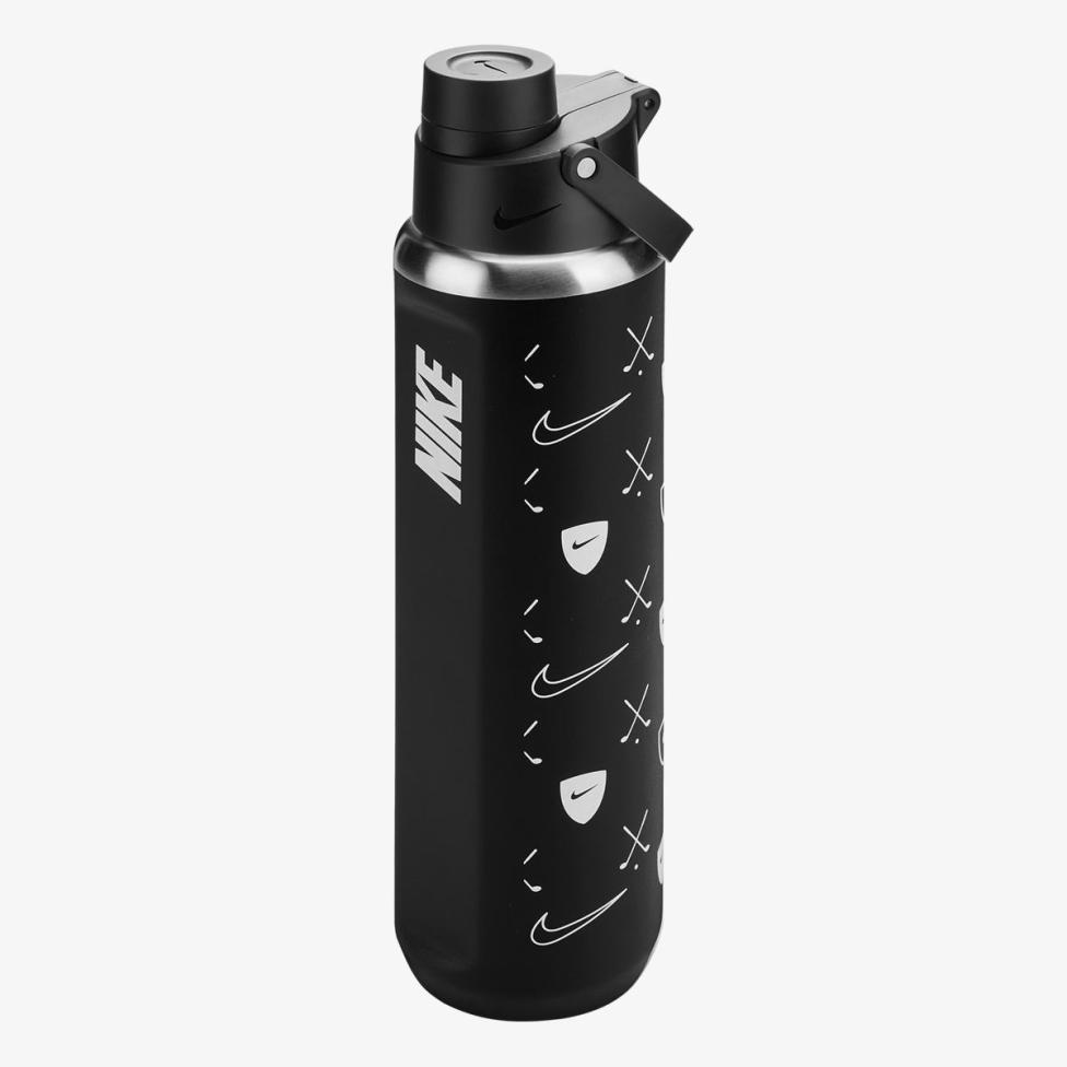Бутылка NIKE SS RECHARGE CHUG BOTTLE 24 OZ GRAPHIC RFSH BLACK/BLACK/WHITE 24OZ N.101.3805.091.24