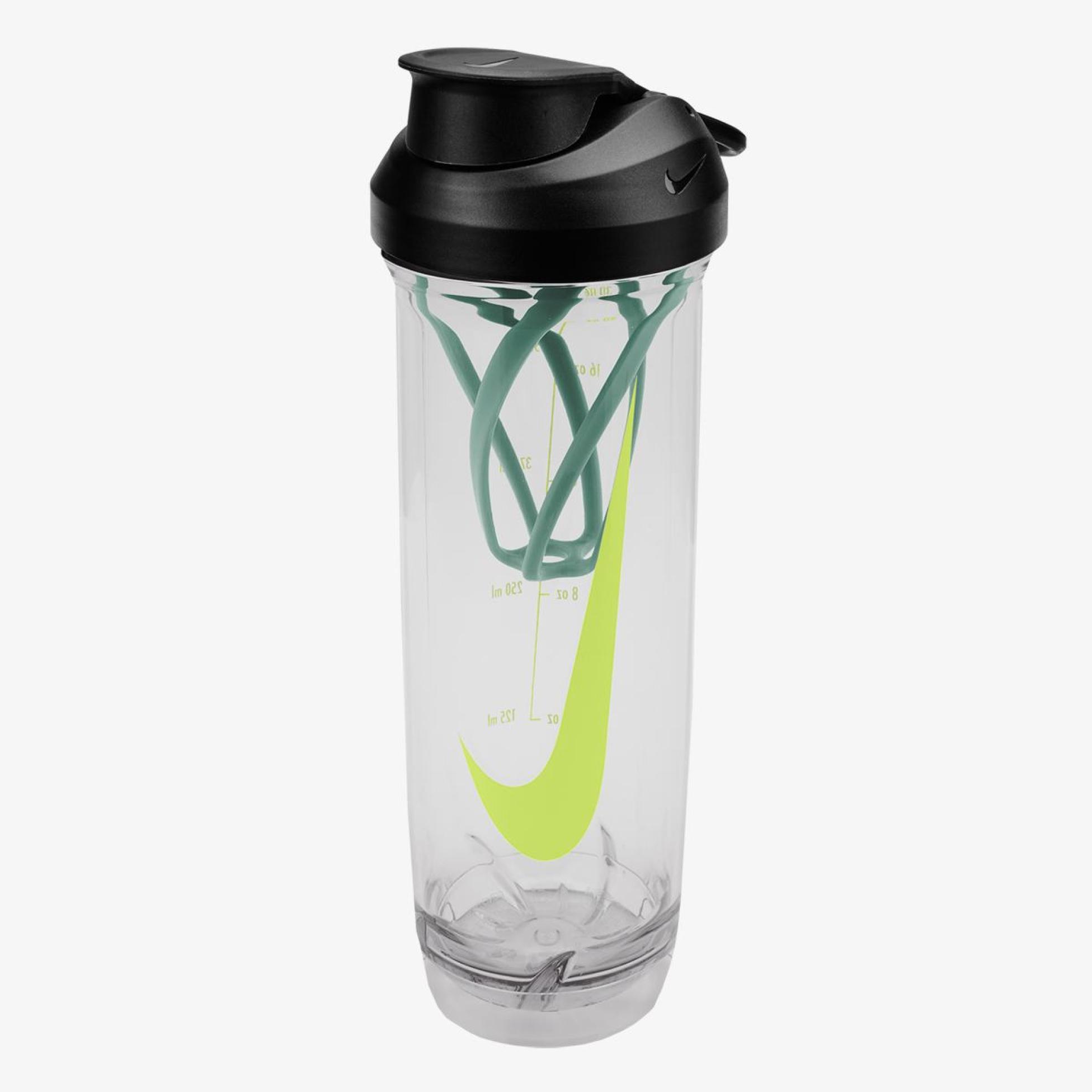 Бутылка NIKE TR RECHARGE SHAKER BOTTLE 2.0 24 OZ CLEAR/BLACK/CANNON/VOLT 24OZ N.101.0724.943.24