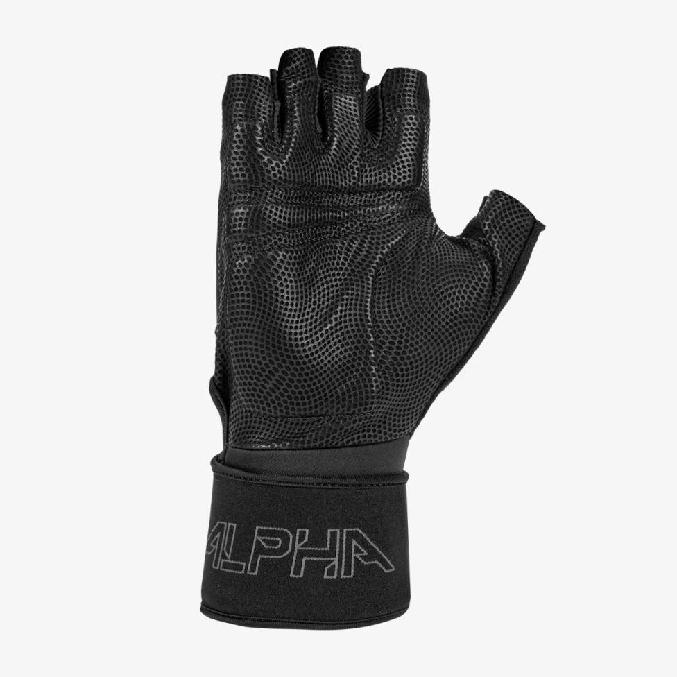 Перчатки для тренинга NIKE U ALPHA ELITE TG BLACK/BLACK/WHITE S N.101.0672.091.SL