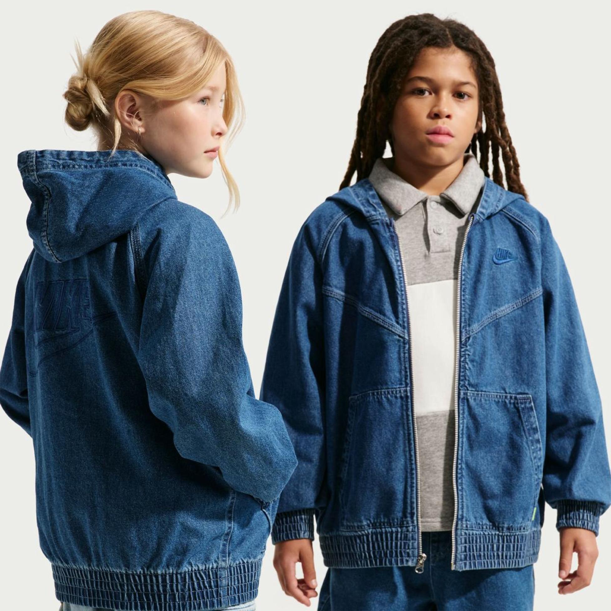 Дитяча спортивна кофта NIKE K NSW WR DENIM FZ JACKET IF2306-435