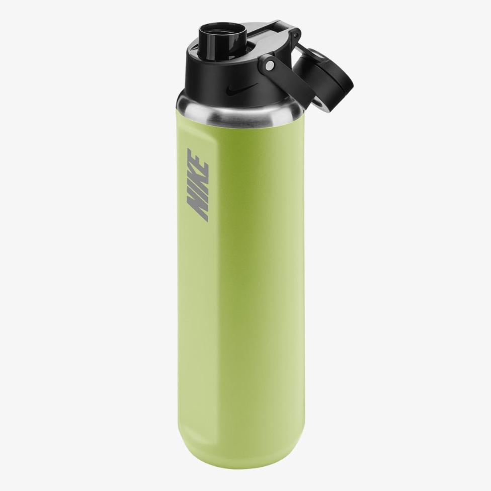 Бутылка NIKE SS RECHARGE CHUG BOTTLE 24 OZ RFSH LT LIQUID LIME/BLACK/LIGHT ARMY 24OZ N.101.3799.362.24