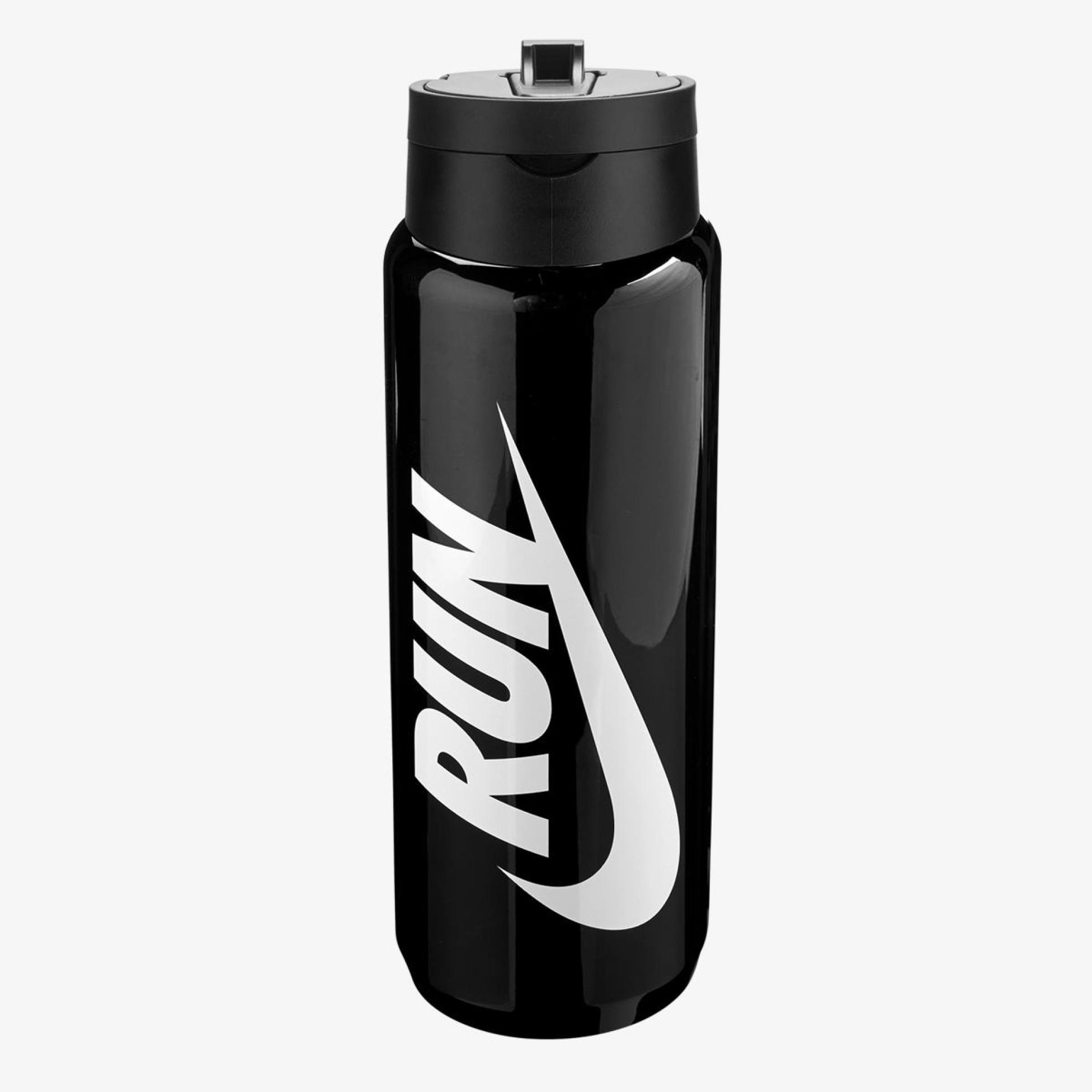 Бутылка NIKE TR RENEW RECHARGE STRAW BOTTLE 24 OZ GRAPHIC BLACK/BLACK/WHITE/WHITE 24OZ N.100.7643.044.24