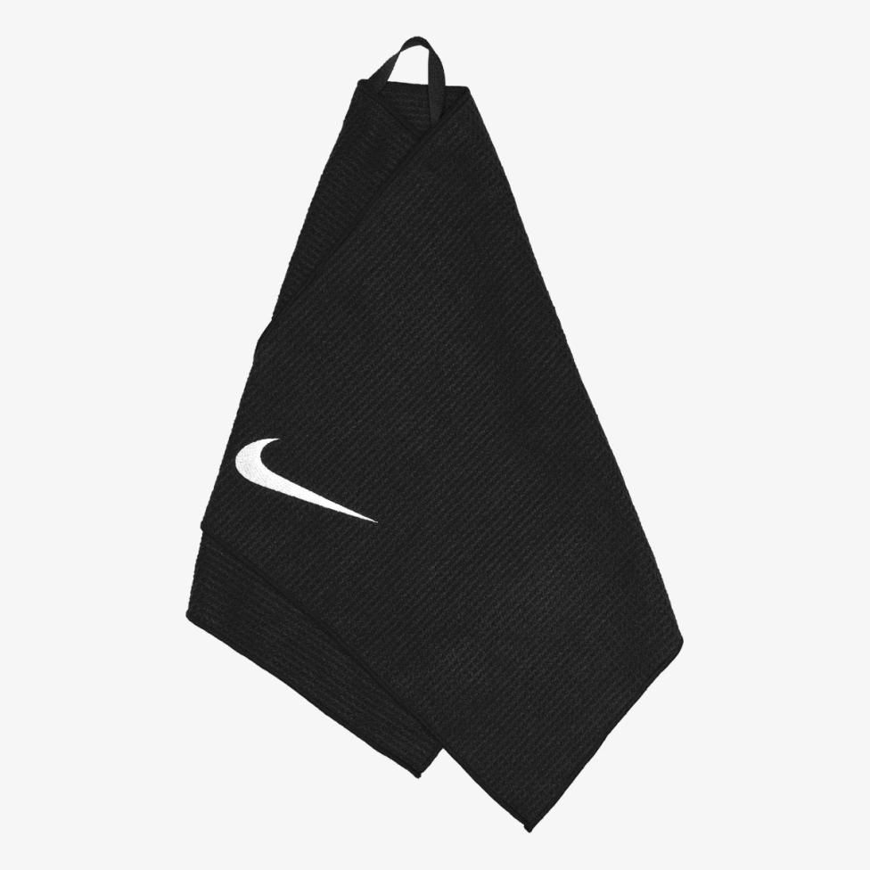 Полотенце NIKE CADDY GOLF TOWEL 2.0 BLACK/WHITE OSFM N.100.7201.010.OS