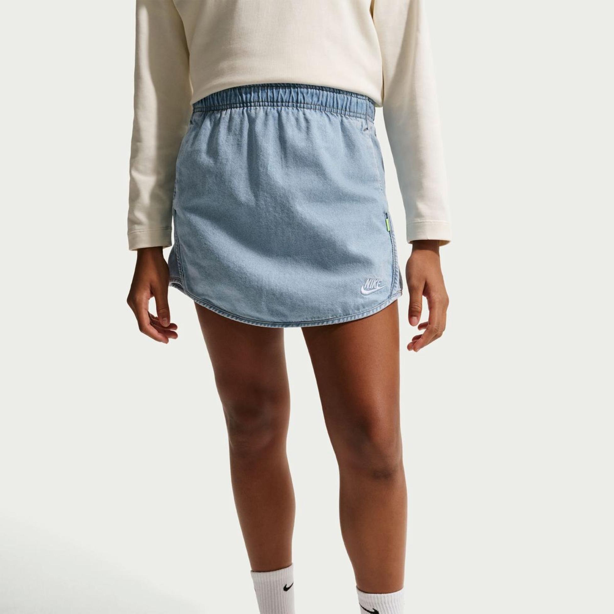 Джинсова спідниця для дівчаток Nike Sportswear IF2314-436