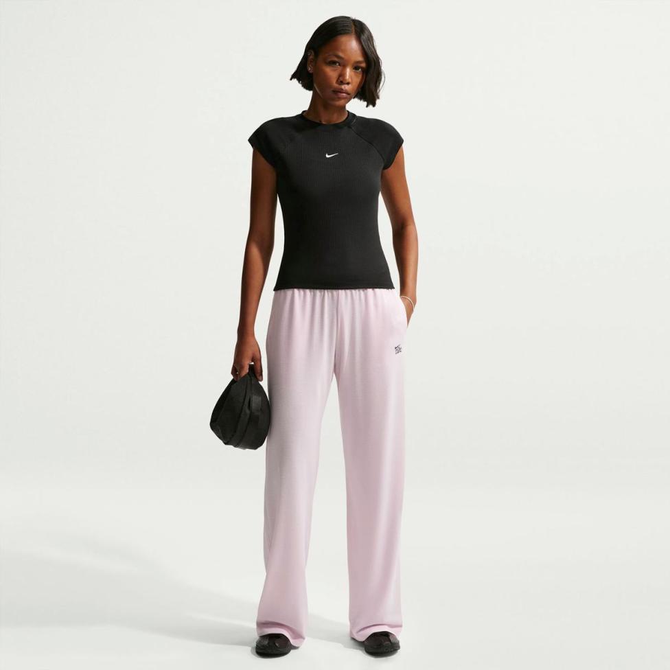 Женская футболка NIKE W NSW CHILL KNIT RIB SS TOP IF0242-010_image_4