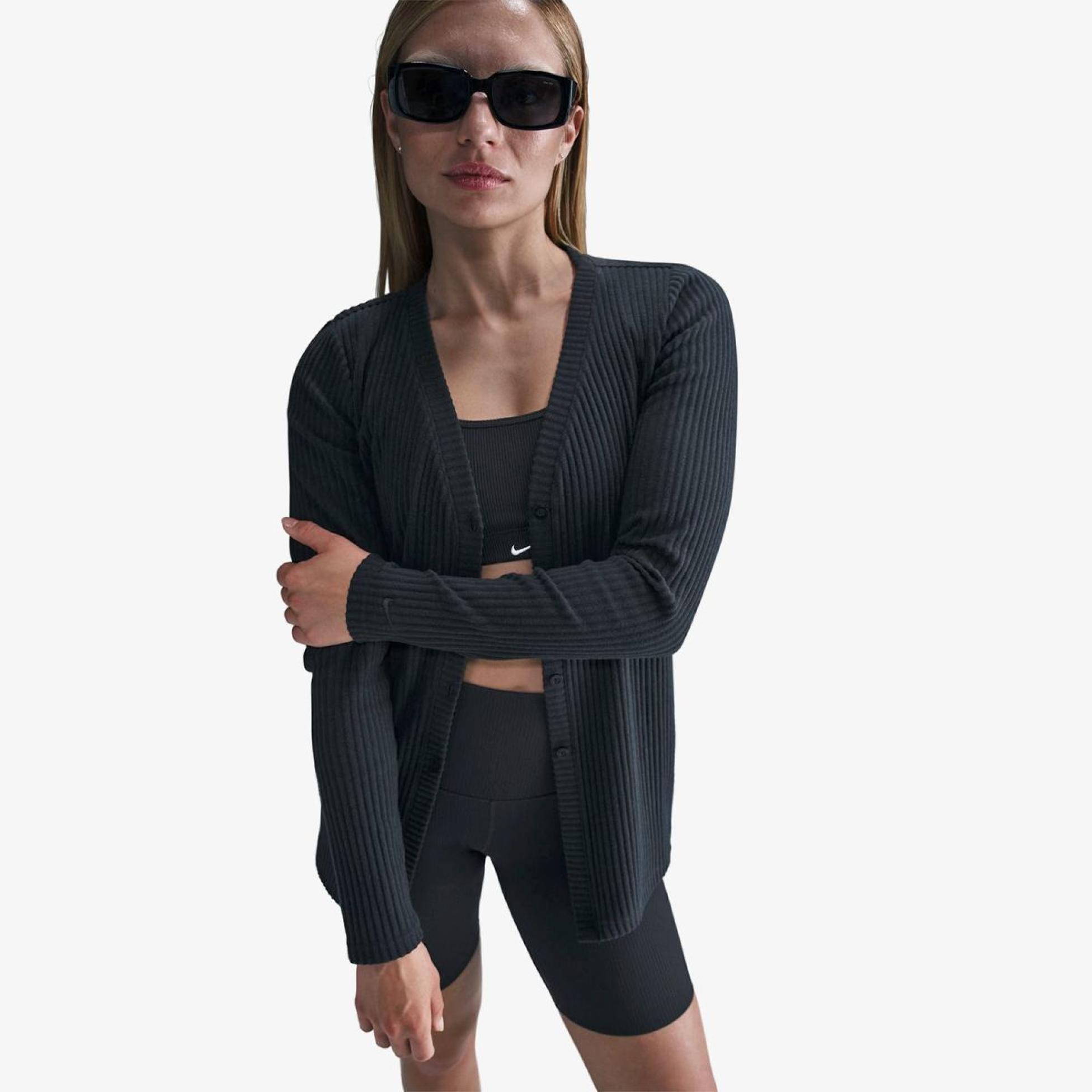 Жіночий кардиган NIKE W NSW NK CHLL KNT RIB CARDIGAN HJ1242-010