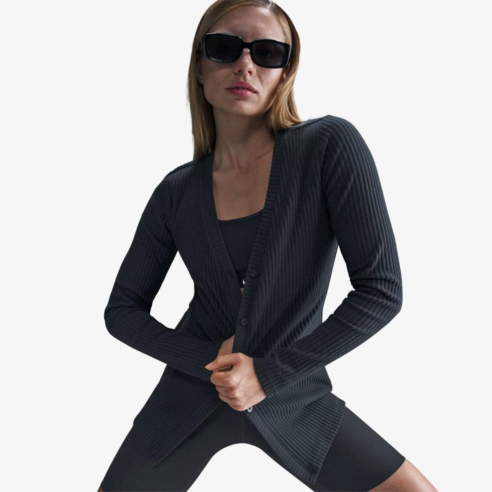 Жіночий кардиган NIKE W NSW NK CHLL KNT RIB CARDIGAN HJ1242-010_image_4