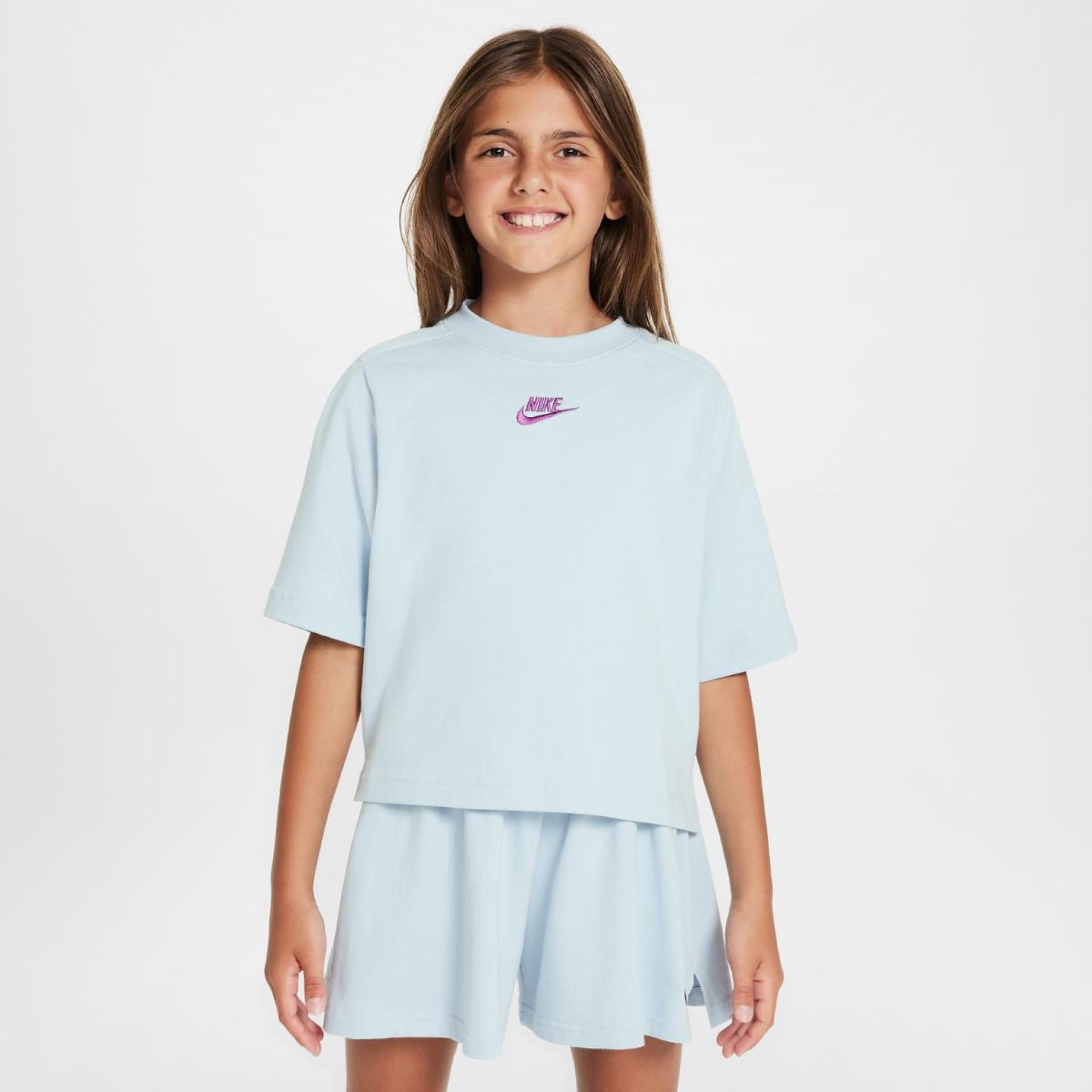 Дитяча футболка NIKE G NSW SS TOP JSY LBR FN8589-440