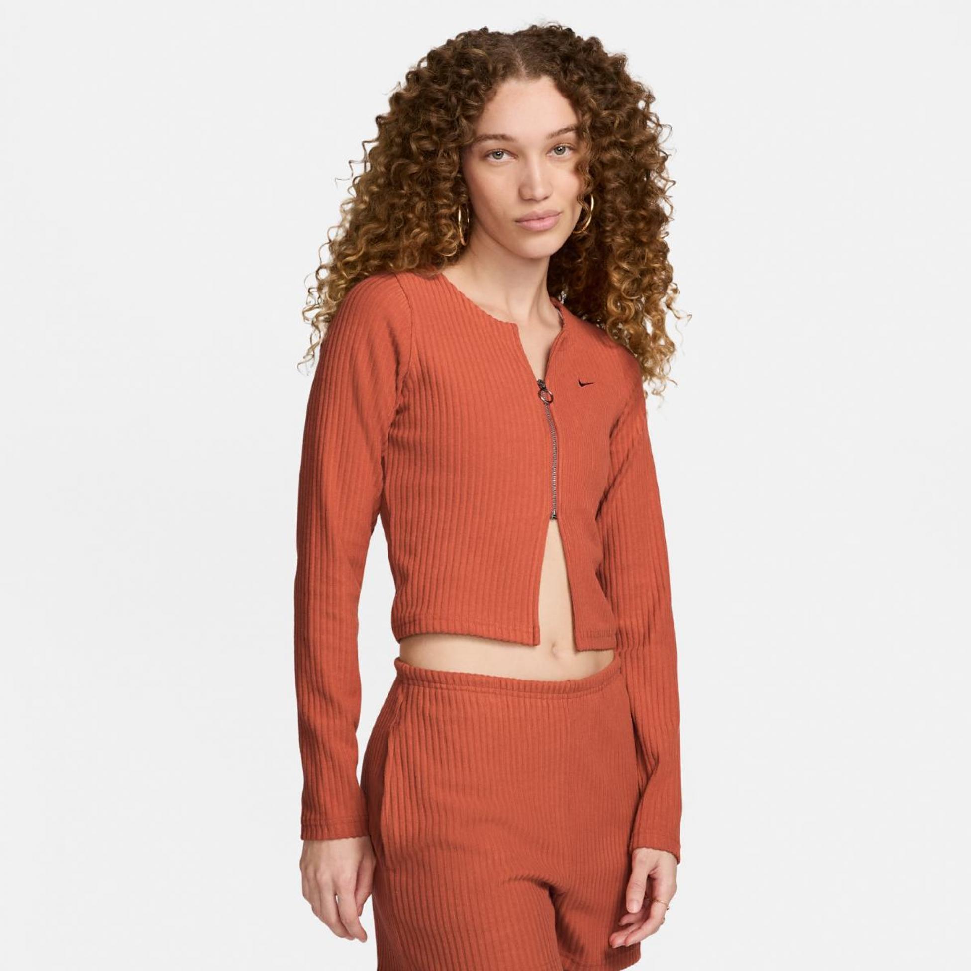 Жіночий кардиган NIKE W NSW CHLL KNT RIB FZ CRDGN FN3682-825